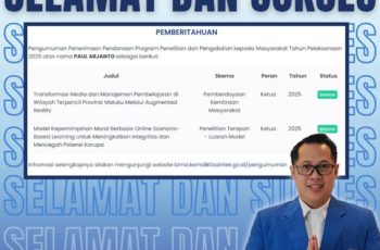 Universitas Pattimura kembali mengukir prestasi membanggakan di tingkat nasional!